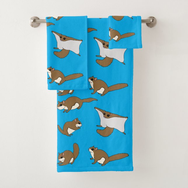 Flying Squirrels  Bath Towel Set (Insitu)