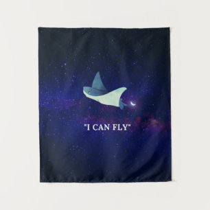 Flying Stingray Tapestry