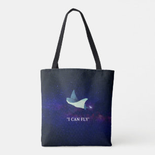 Flying Stingray Tote Bag
