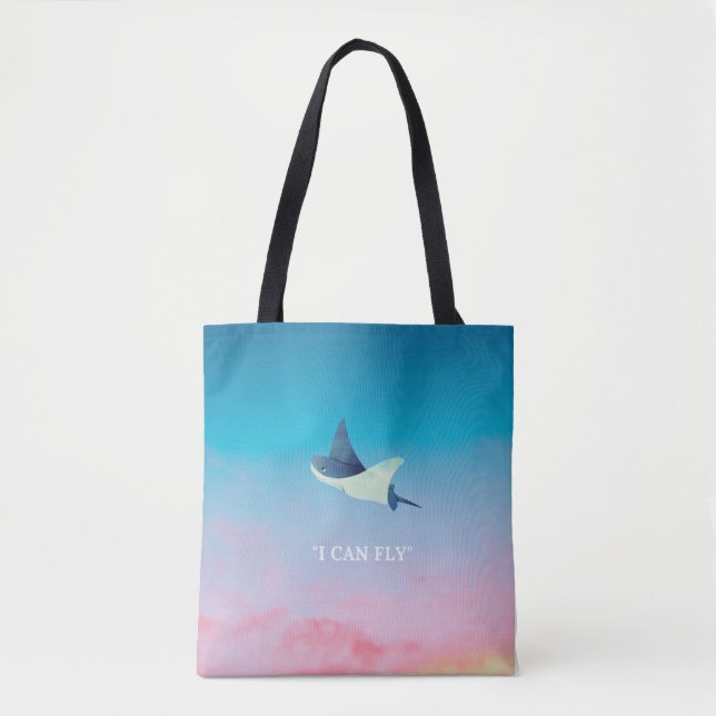 Flying Stingray  Tote Bag (Front)