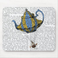 Flying Teapot 3 Blue and Yellow