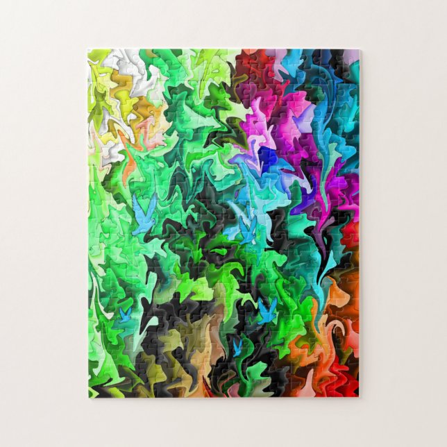 Flying through the storm... jigsaw puzzle (Vertical)