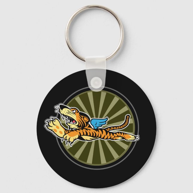 Flying Tiger Keychain (Front)