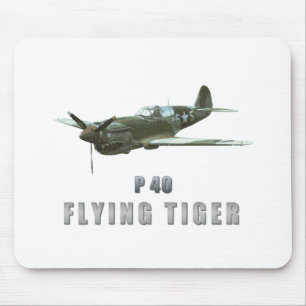 Flying Tiger Mouse Pad