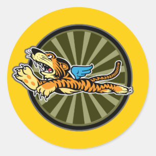Flying Tiger Sticker