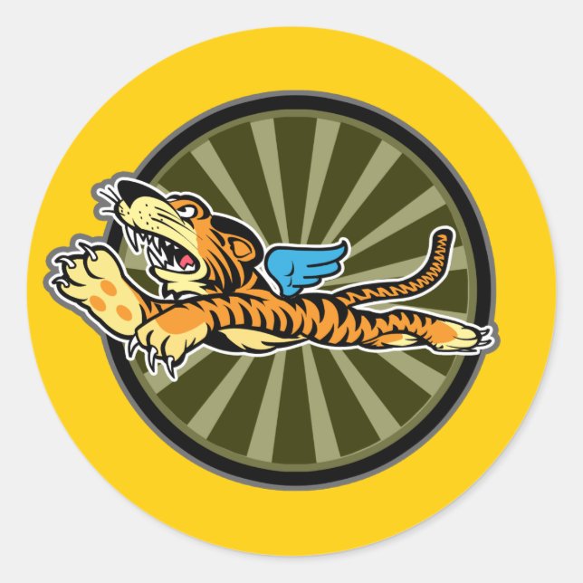 Flying Tiger Sticker (Front)