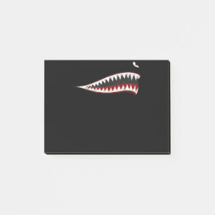 Flying Tigers Shark Mouth - Gifts For Shark Lover Post-it Notes