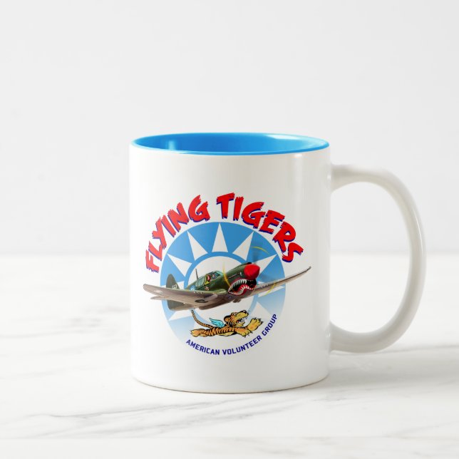 Flying Tigers Two-Tone Coffee Mug (Right)