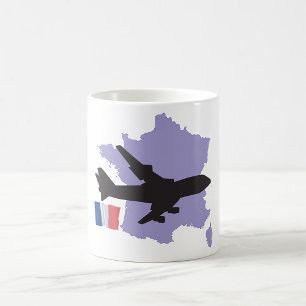 Flying To France Coffee Mug