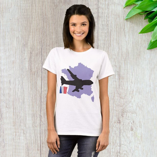 Flying To France T-Shirt (Creator Uploaded)
