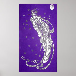 Flying to the Sky Chinese Art Poster