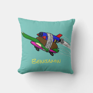 Flying tortoise cushion