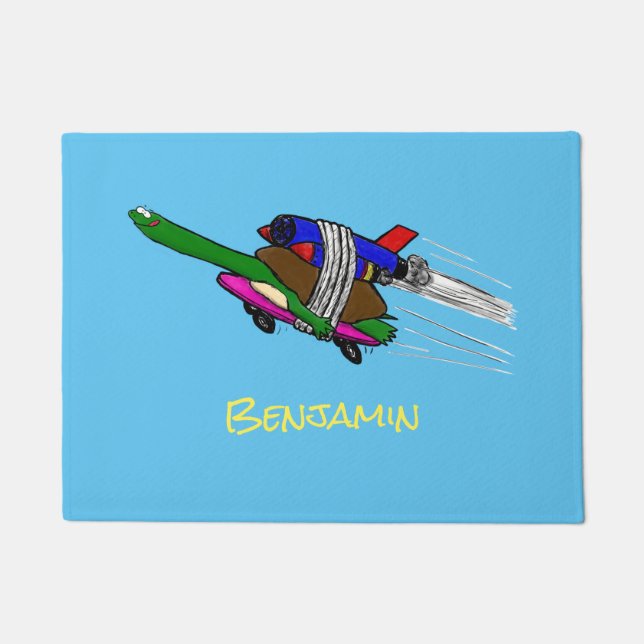Flying tortoise doormat (Front)