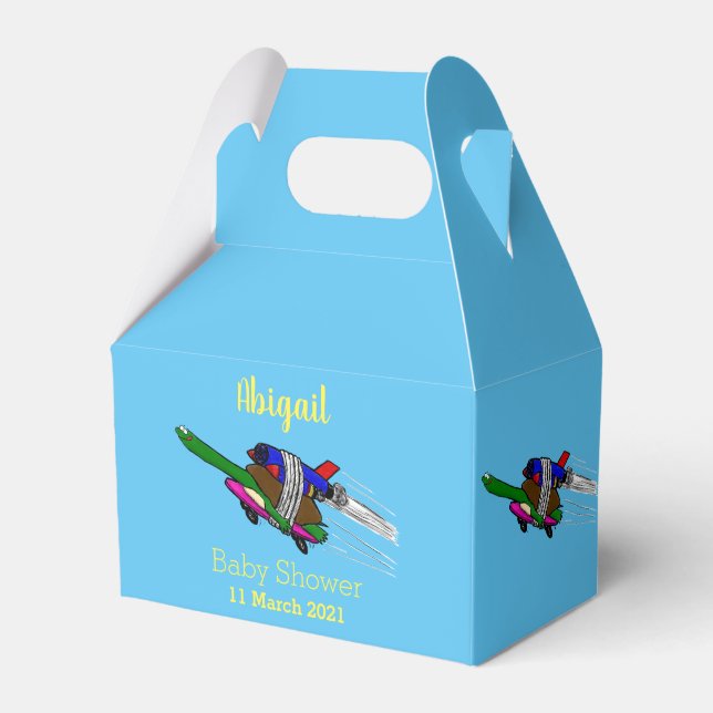 Flying tortoise favour box (Front Side)