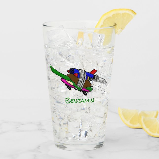 Flying tortoise glass (Back Ice)