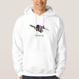 Flying tortoise hoodie