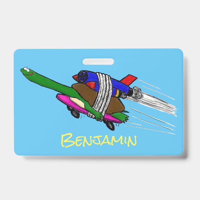 Flying tortoise ID badge (Front)
