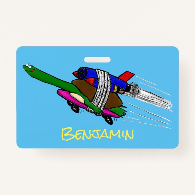 Flying tortoise ID badge (Front)