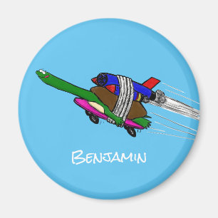 Flying tortoise magnet