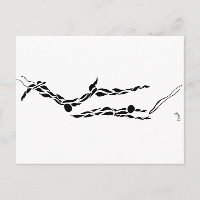 Flying Trapeze Flying Leap Postcard (Front)