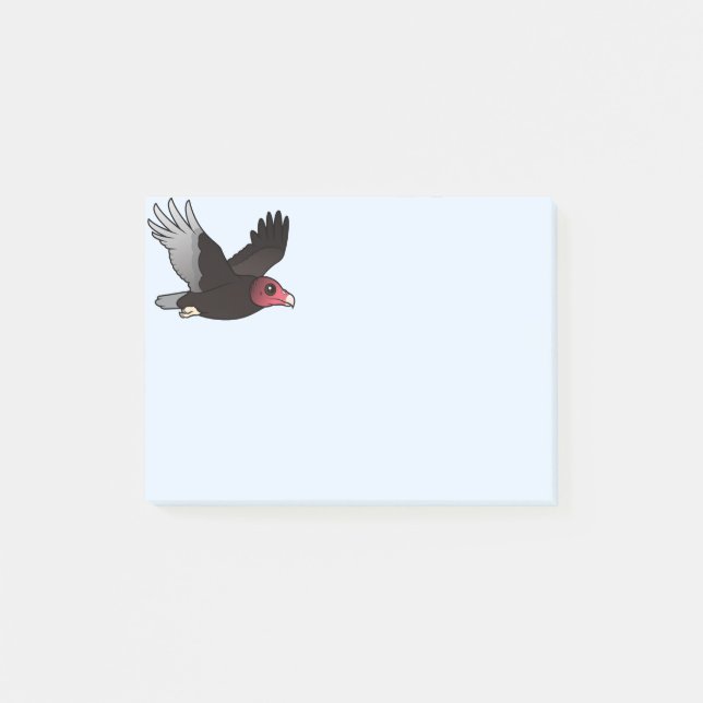 Flying Turkey Vulture Post-it Notes (Front)