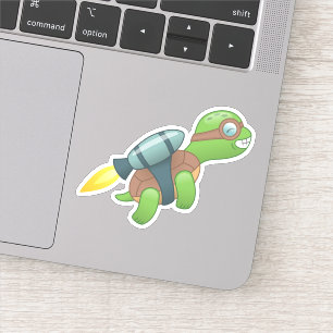Flying Turtle with a Jetpack