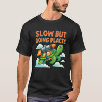 Flying Turtle with Jetpack – Slow but Going Places