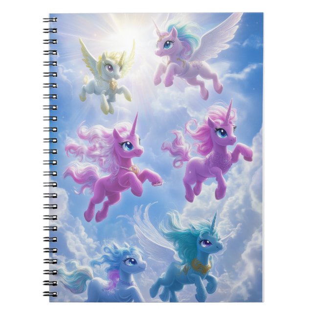 Flying Unicorn Notebook (Front)