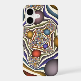 Flying Up, Colourful Modern Abstract Fractal Art