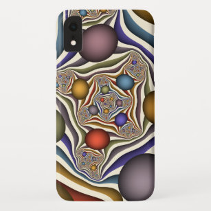 Flying Up, Colourful, Modern, Abstract Fractal Art Case-Mate iPhone Case