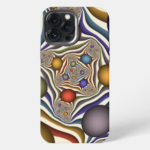 Flying Up Colourful Modern Abstract Fractal Art iPhone 13 Pro Max Case