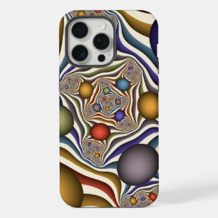 Flying Up Colourful Modern Abstract Fractal Art iPhone 15 Pro Max Case