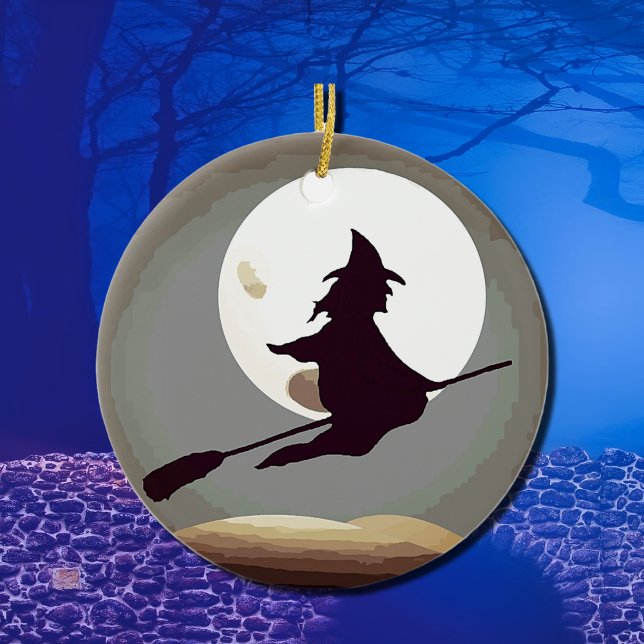 Flying Witch Ceramic Tree Decoration (Creator Uploaded)