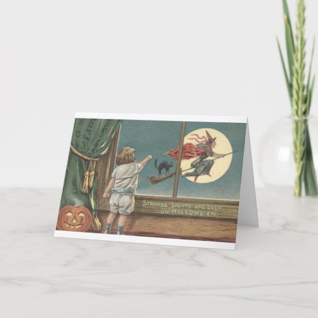 Flying Witch thru Window Card (Front)