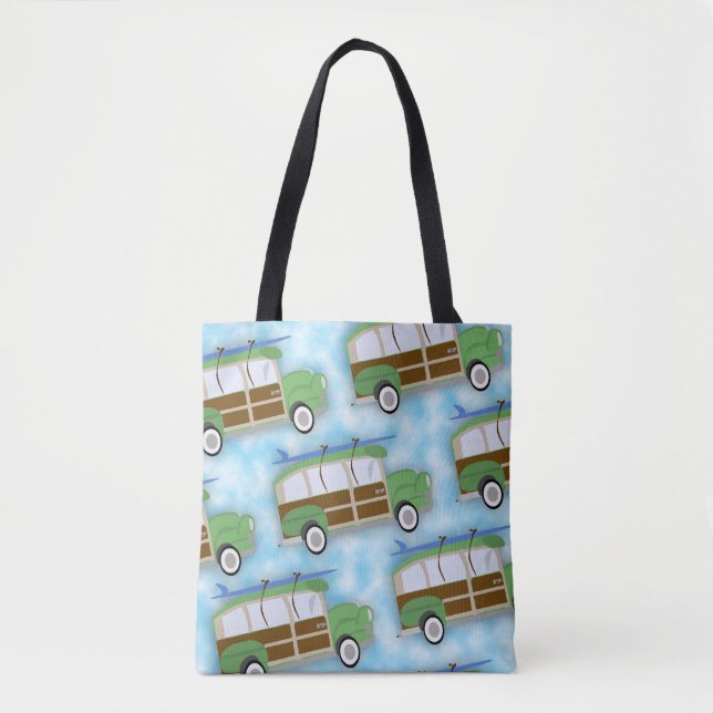 Flying Woodie Wagons Tote Bag (Front)