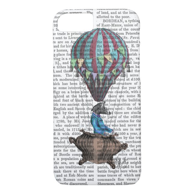 Flying Zebra Case-Mate iPhone Case (Back)