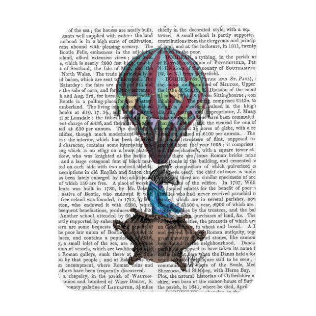 Flying Zebra Magnet (Vertical)