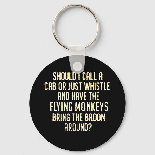 flyingmonkeyswhistle key ring (Front)