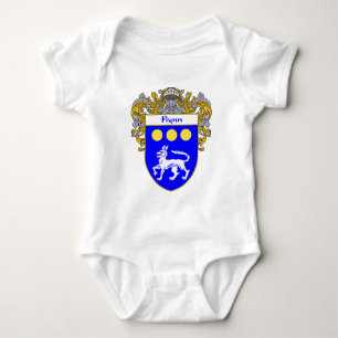 Flynn Coat of Arms (Mantled) Baby Bodysuit