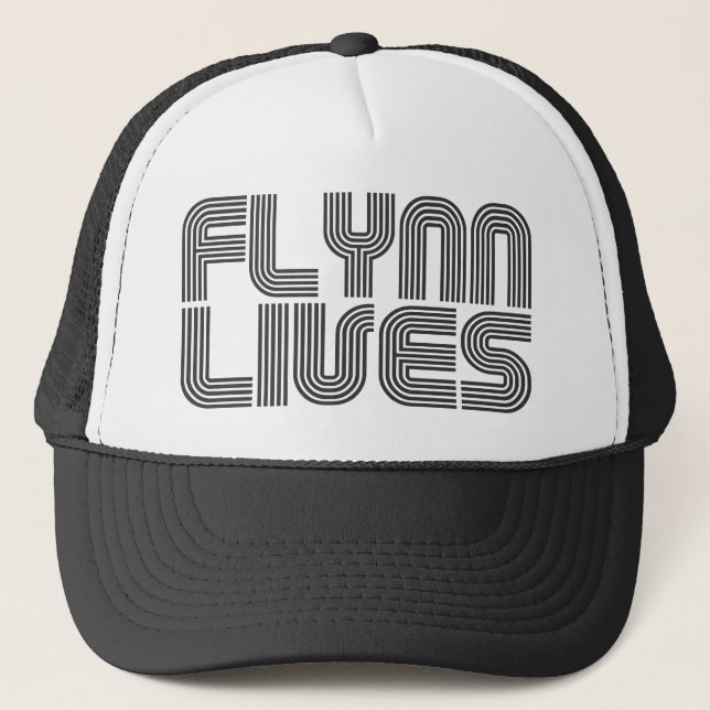 Flynn Lives Trucker Hat (Front)
