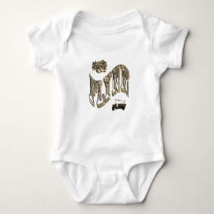 Flynn Name, With Fire Trucks, Baby Bodysuit