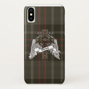 Flynn Tartan Cross iPhone X Case
