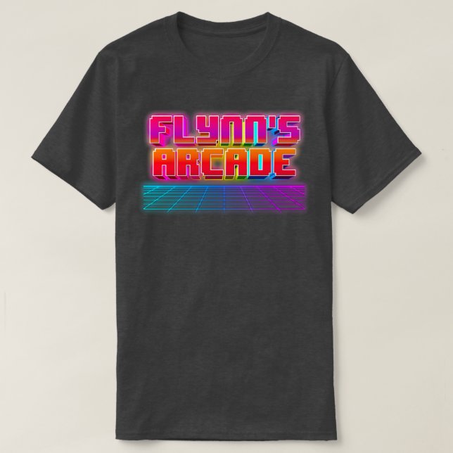 Flynns Arcade 80s Synth Movie T-Shirt (Design Front)