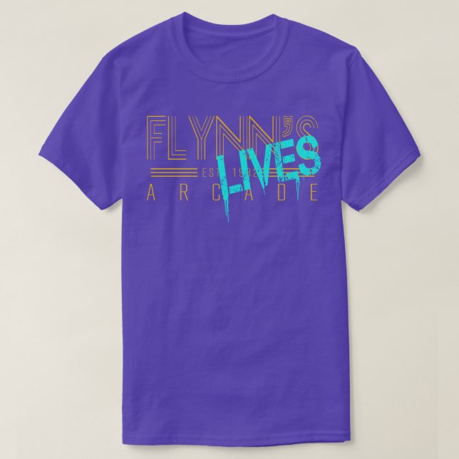 Flynns Lives T-Shirt (Design Front)
