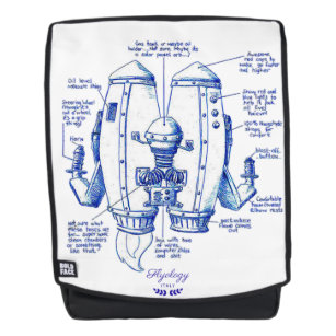 Flyology Boldface Jetpack Blueprint Backpack