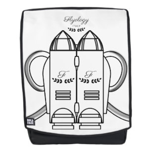 Flyology Boldface Jetpack white Backpack