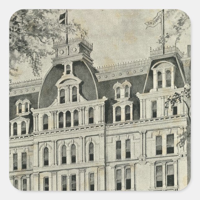 FM Brown & Co Square Sticker (Front)