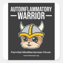 FMF Warrior Sticker