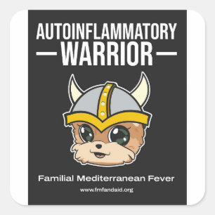 FMF Warrior Sticker