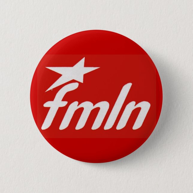 FMLN 6 CM ROUND BADGE (Front)
